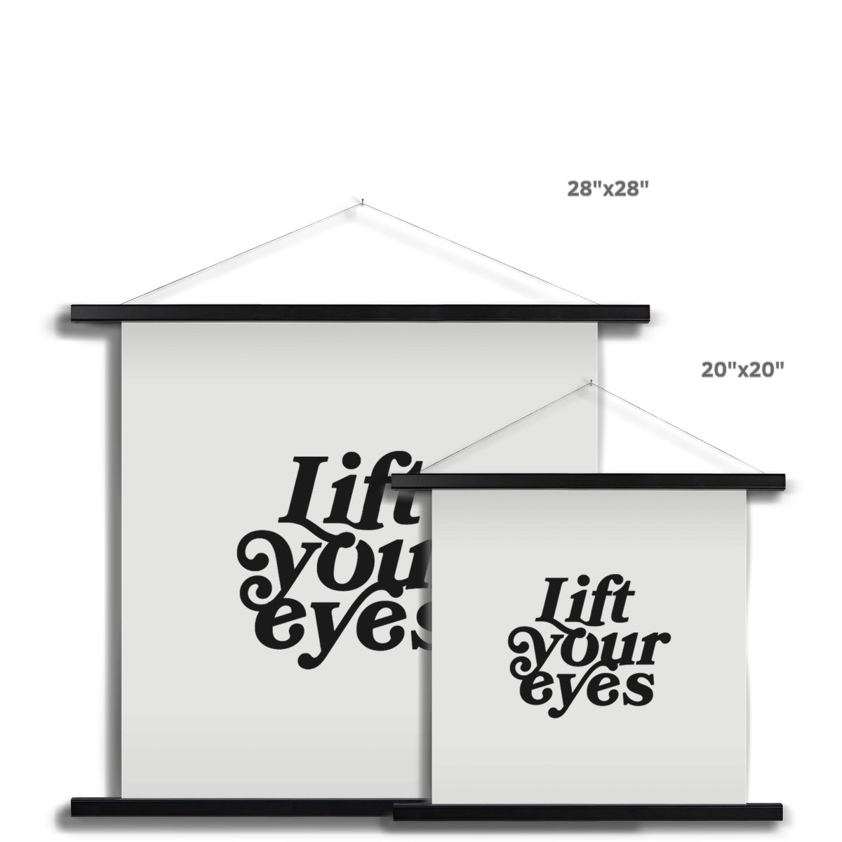 "Lift Your Eyes" Wall Hanger Print